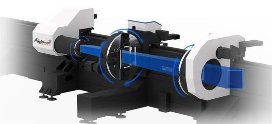 Ταχύτητα LASER ΤΡΑΜΠΗΣ και βελτιστοποιημένη παραγωγικότητα Πάρτε το καλύτερο με τη μηχανή κοπής σωλήνων