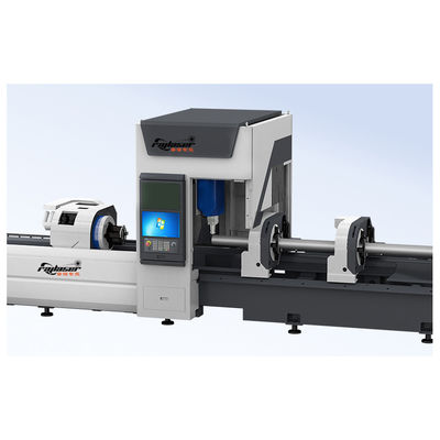 Προηγμένη τεχνολογία HIWIN Guiderail Tube Laser Cutting Machine με βάρος 2100 KG