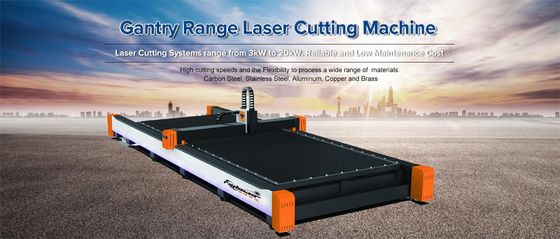 Υψηλή παραγωγικότητα 3000-30000W Gantry Cnc Fiber Laser Cutting Machine για μεγάλο μορφότυπο
