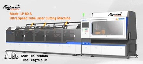 6M βιομηχανικό εξοπλισμό λέιζερ Tube Laser Cutting Machine για Chuck ονομαστική ταχύτητα 120r/min