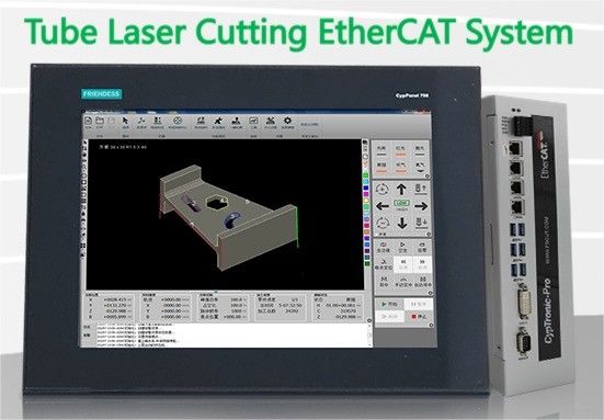 3kW 4000W Tube Laser Cutting Machine με προαιρετική αυτόματη φόρτωση και εκφόρτωση