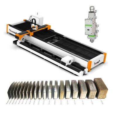 2000w Raytools Laser Head Metal Fiber Laser Cutting Machine για πλάκες από ανοξείδωτο χάλυβα