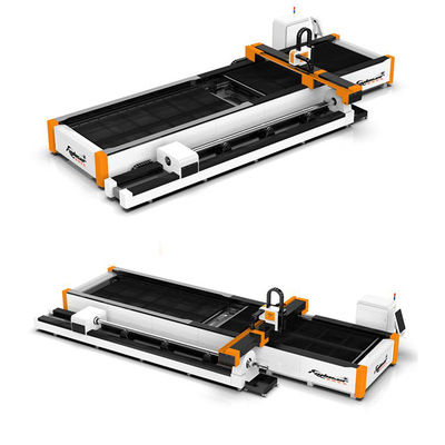 Μηχανή κοπής λέιζερ CNC ινών 1500W 2000W 3000W για επεξεργασία φύλλων μετάλλου και σωλήνων