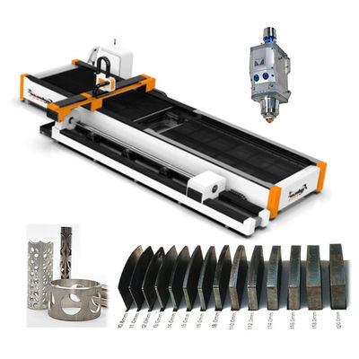 Μηχανή κοπής λέιζερ CNC ινών 1500W 2000W 3000W για επεξεργασία φύλλων μετάλλου και σωλήνων