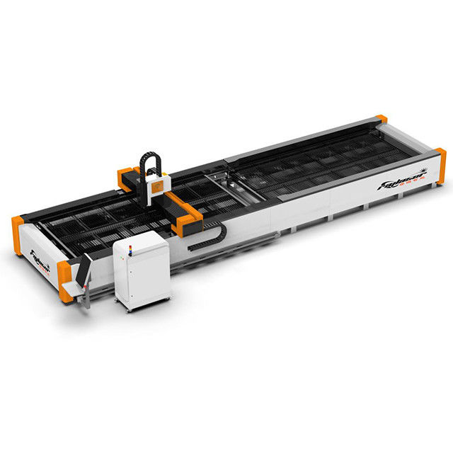 Μηχανή κοπής λέιζερ ινών σιδήρου 3kw 6kw Gantry τύπου με ταχύτητα κοπής 0-100m/min